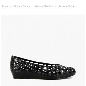 Jelly Peep Toe Sandals